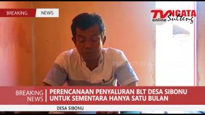 PERENCANAAN PENYALURAN BLT DESA SIBONU UNTUK SEMENTARA HANYA SATU BULAN