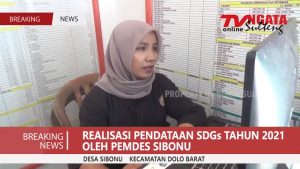 Realisasi Pendataan SDGs Oleh Pemerintah Desa Sibonu