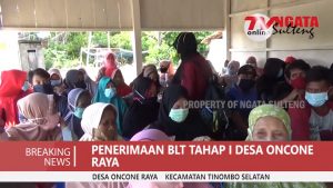 Penerimaan BLT Tahap I Desa Oncone Raya