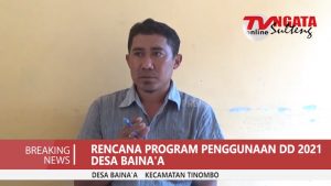 Rencana Program Desa Baina’a Tahun Anggaran 2021
