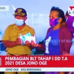 Penerimaan BLT Tahap I Oleh Warga Desa Jono Oge