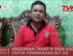ANGGARAN TAHAP III DESA KADIDIA UNTUK PEMBAYARAN BLT DD
