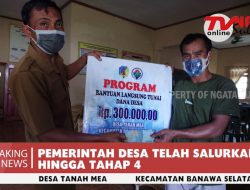 Desa Tanah Mea Salurkan Dana BLT Hingga Tahap 4