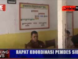 RAPAT KOORDINASI PEMDES SIBEDI 1