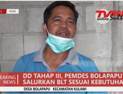DD TAHAP III, PEMDES BOLAPAPU SALURKAN BLT SESUAI KEBUTUHAN