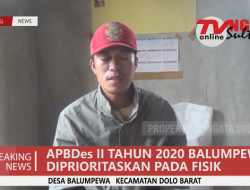 APBDes II TAHUN 2020 BALUMPEWA DIPRIORITASKAN PADA FISIK