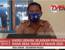 KADES UENUNI JELASKAN PENGGUNAAN DD TAHAP III