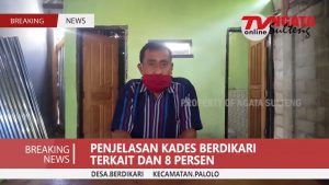 Penggunaan dana Desa 8 Persen Desa Berdikari