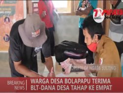 WARGA BOLAPAPU TERIMA BLT DD TAHAP IV