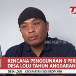 Penggunaan 8 Persen Dana Desa Lolu Tahun Anggaran 2021