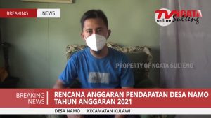 Rencana Pembangunan Desa Namo Melalui Anggaran DD Tahun 2021
