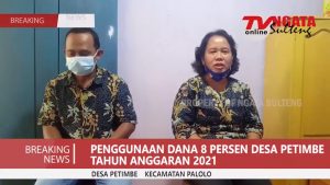 Penggunaan Dana 8 Persen Desa Petimbe Dalam Pencegahan COVID-19