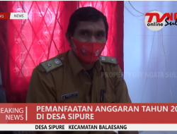 PEMANFAATAN ANGGARAN DD SIPURE TAHUN 2021