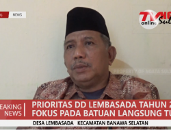 PRIORITAS DD LEMBASADA TAHUN 2021 FOKUS PADA BLT