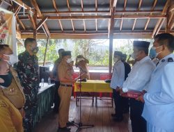 Kapolsek Kulawi Hadiri Kegiatan Peresmian Dan Pengambilan Sumpah Anggota Badan Permusyawaratan Desa (BPD) Kecamatan Kulawi