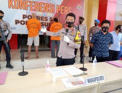 Polres Sigi Ringkus Dua Bandar Sabu-sabu di Desa Kaleke