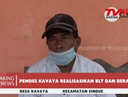Pemerintah Desa Kavaya Realisasikan BLT Tahap Dua dan Bagikan Beras PPKM