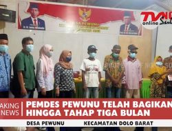 Penyaluran BLT di Desa Pewunu Telah Masuk dibulan ke-tiga