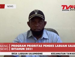 Realisasi Anggaran Dana Desa Labuan Salumbone – Donggala Tahun 2021