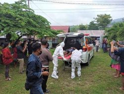 Polisi Amankan TKP Penemuan Sesosok Mayat Pria di Luwuk Selatan
