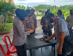 Polres Sigi Rutin Laksanakan Pengecekan Senjata Api Inventaris Dinas