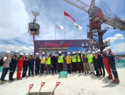 Kajati Sulteng Hadiri Topping Off Gedung Baru