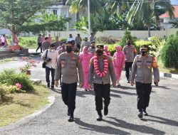 Penyambutan Kapolres Baru AKBP Yoga Priyahutama Digelar Sederhana 