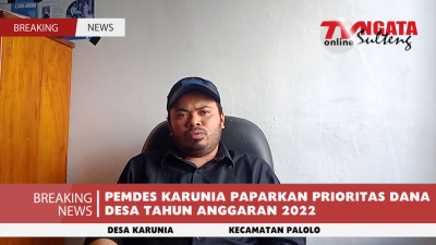 PEMDES KARUNIA PAPARKAN PRIORITAS DANA DESA TAHUN ANGGARAN 2022
