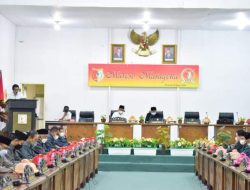 Rapat Paripurna Penjelasan Bupati Sigi atas Laporan Keterangan Pertanggung jawaban ( LKPJ) Bupati Sigi Tahun 2021