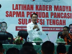 Latihan Kader Tingkat Madya Pengurus Wilayah SAPMA Pemudah Pancasila Sulawesi Tengah