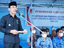 Bupati Sigi Melakukan Pengambilan Sumpah Dan Janji Jabatan Pejabat Struktural Di Kecamatan Tanambulava Dan Kecamatan Kulawi.