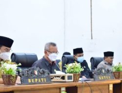 Paripurna Penjelasan Bupati Sigi Atas Pengajuan Dua Buah Raperda