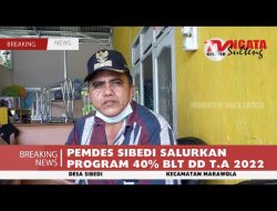 PEMDES SIBEDI SALURKAN PROGRAM 40% BLT DD T.A 2022