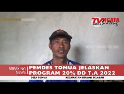 PEMDES TOMUA JELASKAN PROGRAM 20% DD T.A 2022