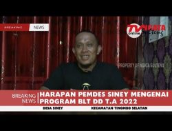 HARAPAN PEMDES SINEY MENGENAI PROGRAM BLT DD T.A 2022