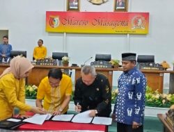 Pemda Bersama Dprd Sigi Menandatangani KUA/PPAS APBD 2023