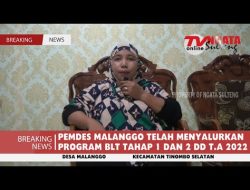 PEMDES MALANGGO TELAH MENYALURKAN PROGRAM BLT TAHAP 1 DAN 2 DD T.A 2022