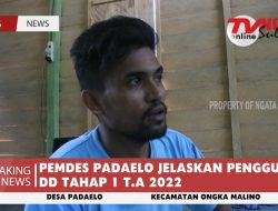 PEMDES PADAELO JELASKAN PENGGUNAAN DD TAHAP 1 T.A 2022