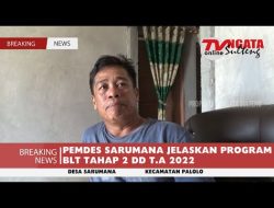 PEMDES SARUMANA JELASKAN PROGRAM BLT TAHAP 2 DD T.A 2022