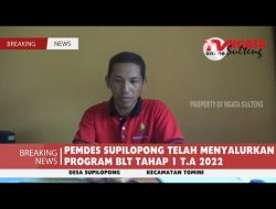 PEMDES SUPILOPONG TELAH MENYALURKAN PROGRAM BLT TAHAP 1 T.A 2022