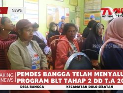 PEMDES BANGGA TELAH MENYALURKAN PROGRAM BLT TAHAP 2 DD T.A 2022