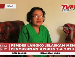 PEMDES LANGKO JELASKAN MENGENAI PENYUSUNAN APBDES T.A 2023