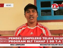 PEMDES LEMPELERO TELAH SALURKAN PROGRAM BLT TAHAP 2 DD T.A 2022