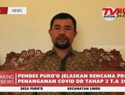 PEMDES PURO’O JELASKAN RENCANA PROGRAM PENANGANAN COVID DD TAHAP 3 T.A 2022
