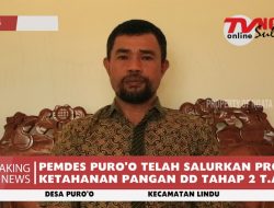 PEMDES PURO’O TELAH SALURKAN PROGRAM KETAHANAN PANGAN DD TAHAP 2 T.A 2022