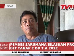 PEMDES SARUMANA JELASKAN PROGRAM BLT TAHAP 2 DD T.A 2022