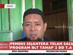 PEMDES SEJAHTERA TELAH SALURKAN PROGRAM BLT TAHAP 2 DD T.A 2022