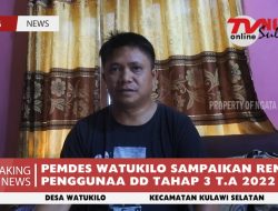 PEMDES WATUKILO SAMPAIKAN RENCANA PENGGUNAA DD TAHAP 3 T.A 2022