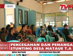 PENCEGAHAN DAN PENANGANAN STUNTING DESA MATAUE T.A 2022