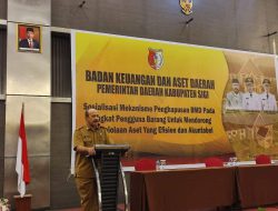 BKAD Sigi, Mengadakan Sosialisasi Mekanisme Penghapusan BMD